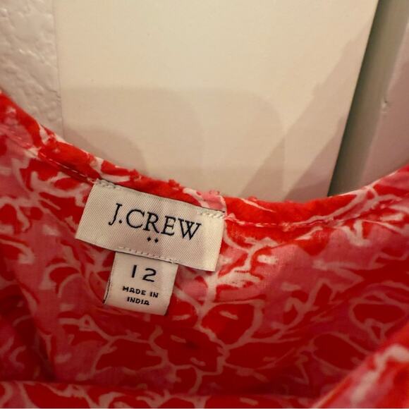 J. Crew Printed Ruffle Midi Dress - Picture 4 of 6